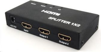 PremiumCord Splitter HDMI, 1x2 (khsplit2b) dock stacijas HDD adapteri