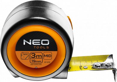 Neo Miara zwijana stalowa kompaktowa 8m 25mm auto-stop magnes (67-218) 67-218 (5907558425703)