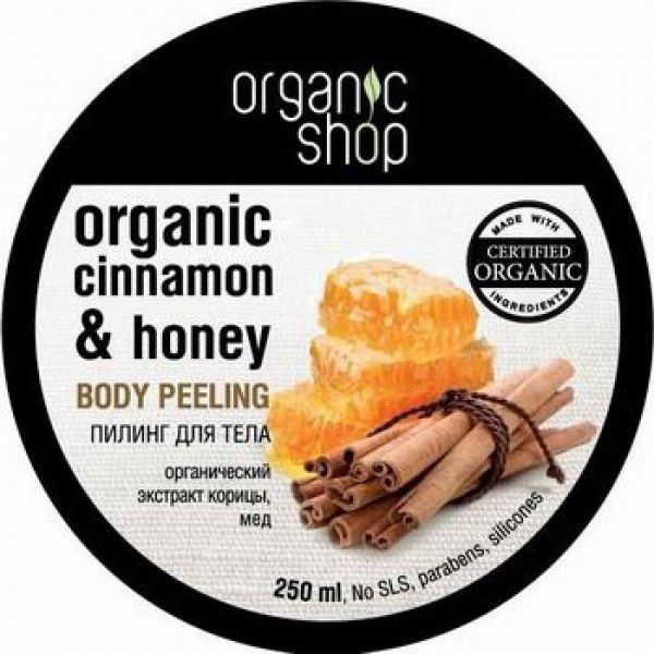 Organic Shop Peeling do ciala Miodowy Cynamon 250ml 3012509 (4744183012509) kosmētika ķermenim