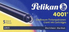 Pelikan Naboje dLugie GTP/5 niebiesko-czarne WIKR-061837 (4012700235169)