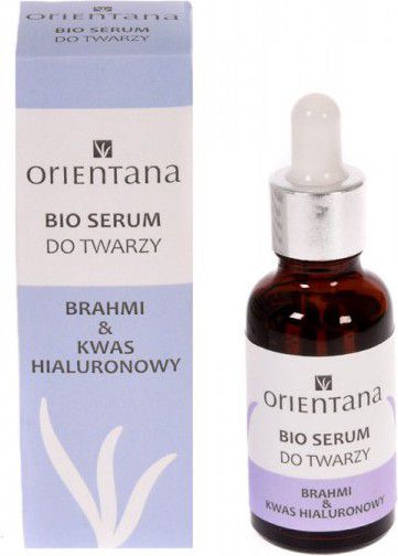 Orientana BIO SERUM do twarzy BRAHMI I KWAS HIALURONOWY 30ml ORI06157 (5902596416157) kosmētika ķermenim