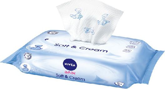 Nivea Baby Chusteczki Soft & Cream 1x63 szt. 0186244 (4005808862443)