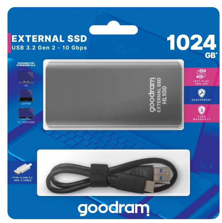 SSD external HL100 1TB SSD disks