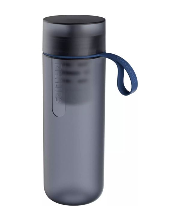 Philips Bottle with filter FITNESS 0.59l dark blue AWP2712BLR/10 Sporta aksesuāri
