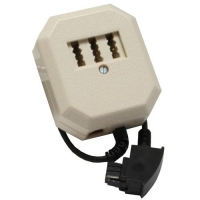 InLine 69901 TAE-F TAE-NFF, RJ11 Beige Kabelschnittstellen-/adapter (69901) adapteris