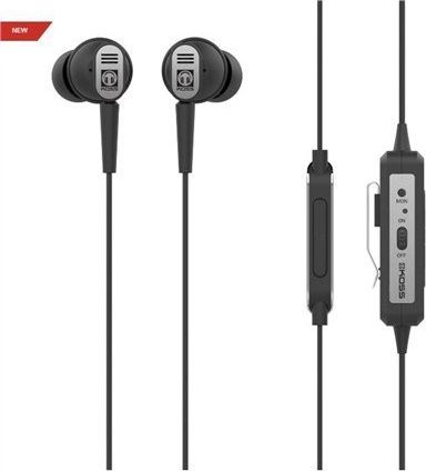 Koss Headphones QZBuds In-ear, 3.5mm (1/8 inch), Microphone, Black, Noice canceling, 021299194157 austiņas