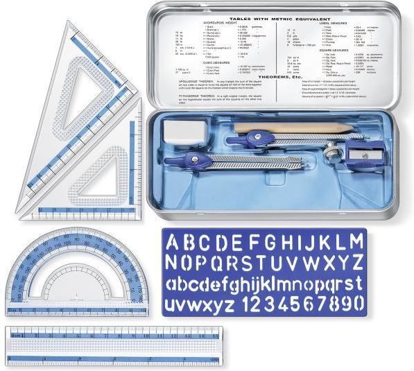 Staedtler Zestaw geometryczny 10 elementow WIKR-936402 (4007817557112)