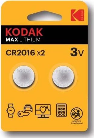 Kodak Bateria Max CR2016 2 szt. SB5259 (0887930417661) Baterija