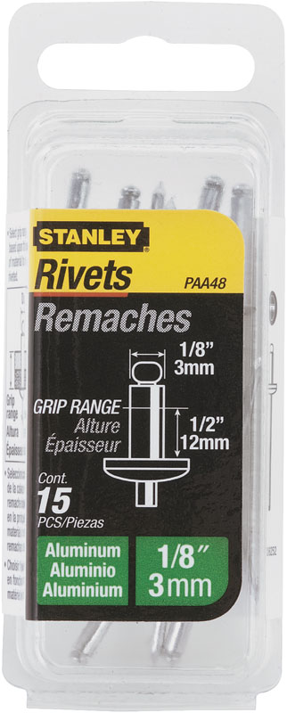 Stanley Nit aluminiowy zrywalny 3x13mm, 15szt. 1-PAA48T PAA48T1 (3253561051487)