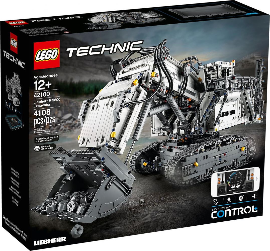 LEGO Technic Koparka Liebherr R 9800 (42100) GXP-690232 (5702016369915) LEGO konstruktors