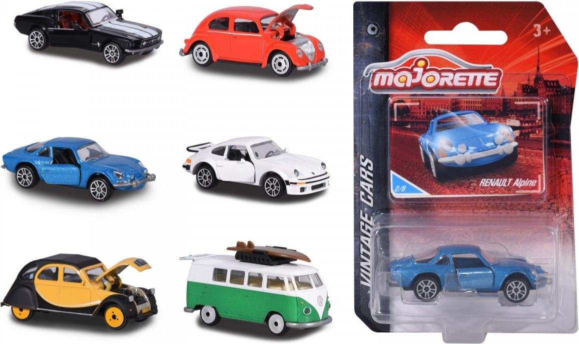 Cars Majorette Vintage, Rotaļu auto un modeļi