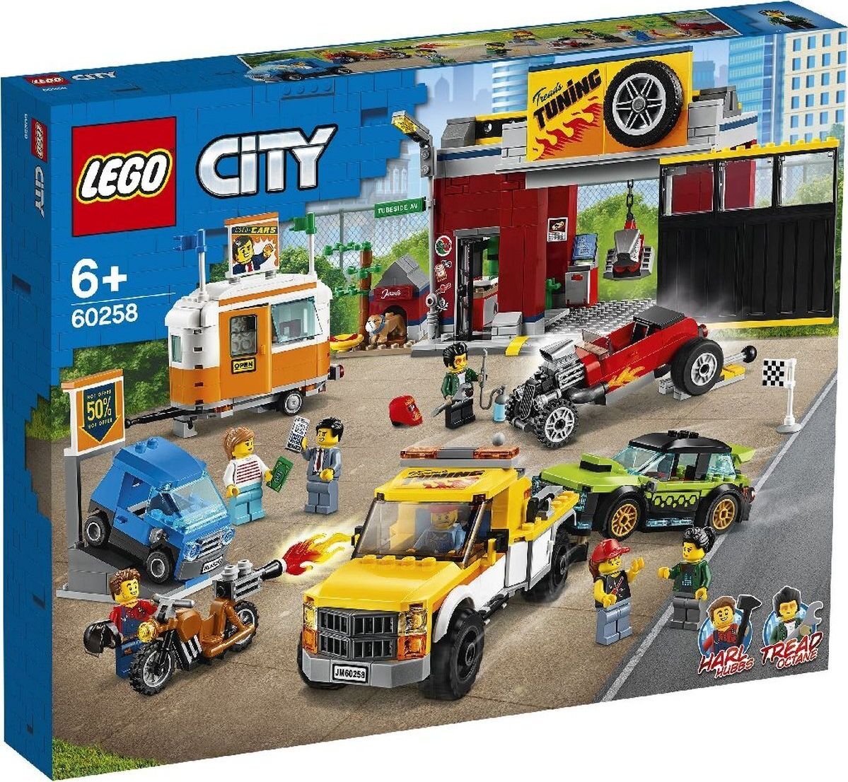LEGO City Warsztat tuningowy (60258) GXP-718803 (5702016617924) LEGO konstruktors