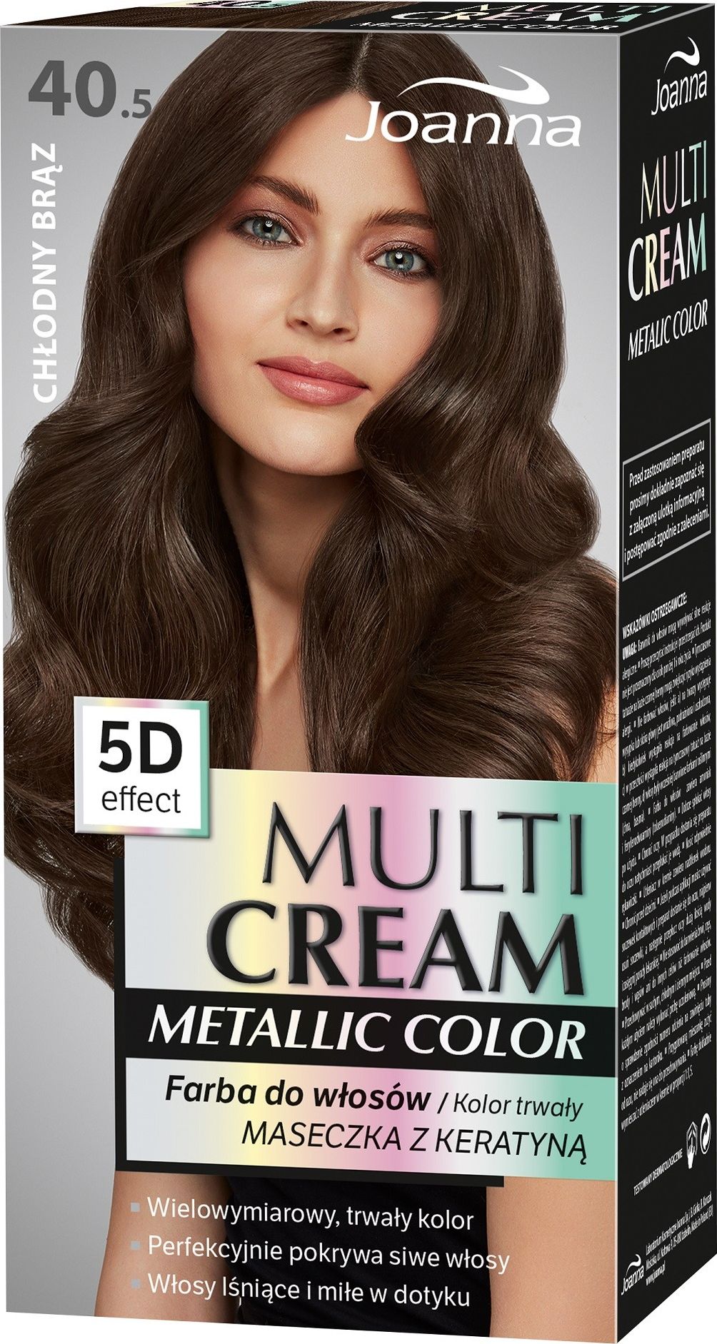 Joanna Multi Cream Metallic Color 5D Effect 40.5 chlodny braz 5901018018320 (5901018018320)