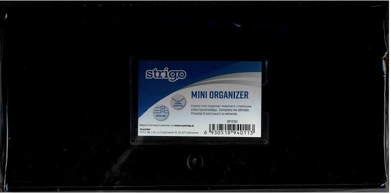 Strigo Organizer mini PP DL czarny STRIGO 294638 (6930518940113)