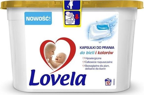 Lovela Washing capsules 12 pcs. Sadzīves ķīmija