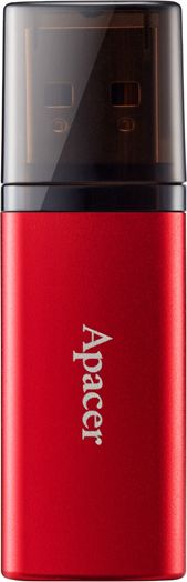 Apacer Flash Drive AH25B 64 GB, USB 3.1, Red 4712389916297 USB Flash atmiņa