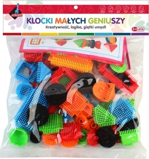 Askato Bricks of little geniuses - Brushes 46 p konstruktors