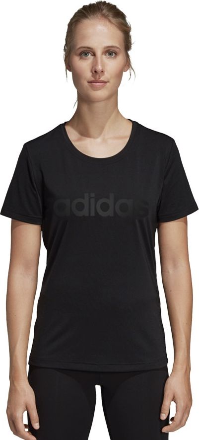Adidas Koszulka adidas W D2D LO Tee DS8724 Czarny XS DS8724*XS (4060515235355)