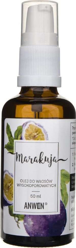 Anwen Olej do wlosow wysokoporowatych Marakuja - 50 ml (ANW-331) ANW-331 (5907222404331)