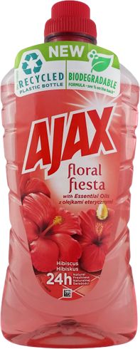 Ajax Ajax Floral fiesta Plyn uniwersalny Hibiskus 1L uniwersalny 5913-uniw (8718951336711) Sadzīves ķīmija