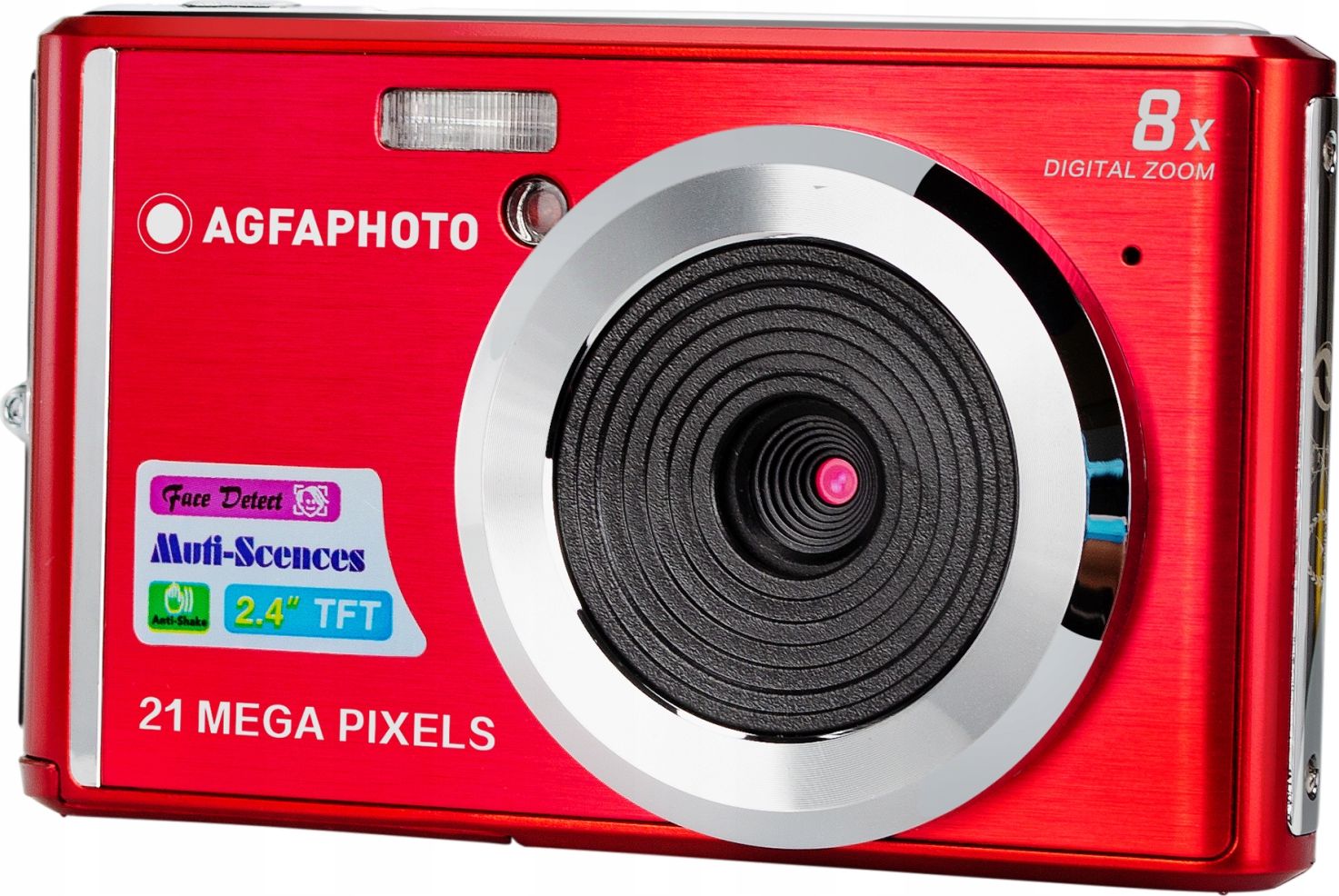 Aparat cyfrowy AgfaPhoto DC5200 czerwony 3760265540761 (3760265540761) Digitālā kamera