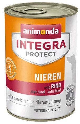 Animonda Integra Protect Nieren dla psa wolowina puszka 400g VAT013631 (4017721864046) barība suņiem