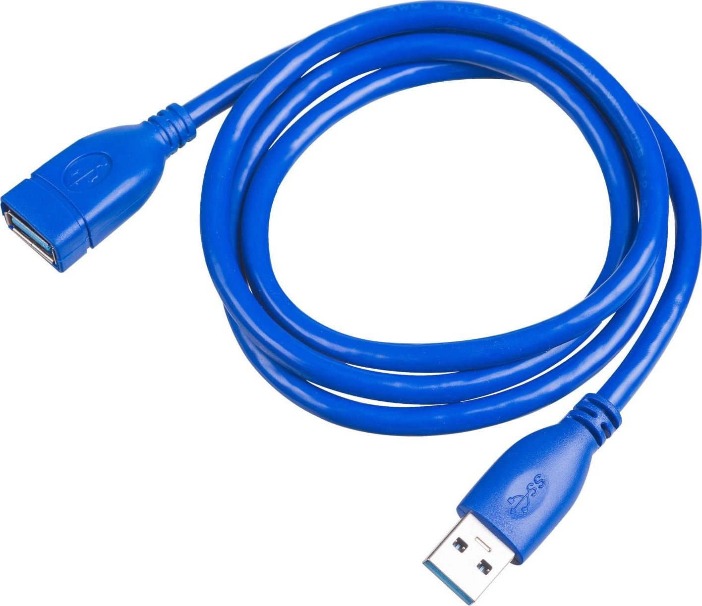 Akyga AK-USB-28 USB cable 1 m USB 3.2 Gen 1 (3.1 Gen 1) USB A Blue USB kabelis