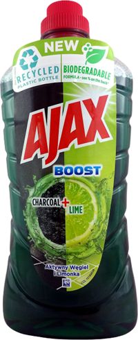 Ajax Ajax Plyn uniwersalny Boost Charcoal+Lime 1L uniwersalny 5173-uniw (8718951332225) Sadzīves ķīmija