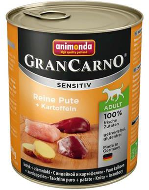 Animonda GranCarno Sensitive Indyk i Ziemniaki 800g 82423 (4017721824231) barība suņiem