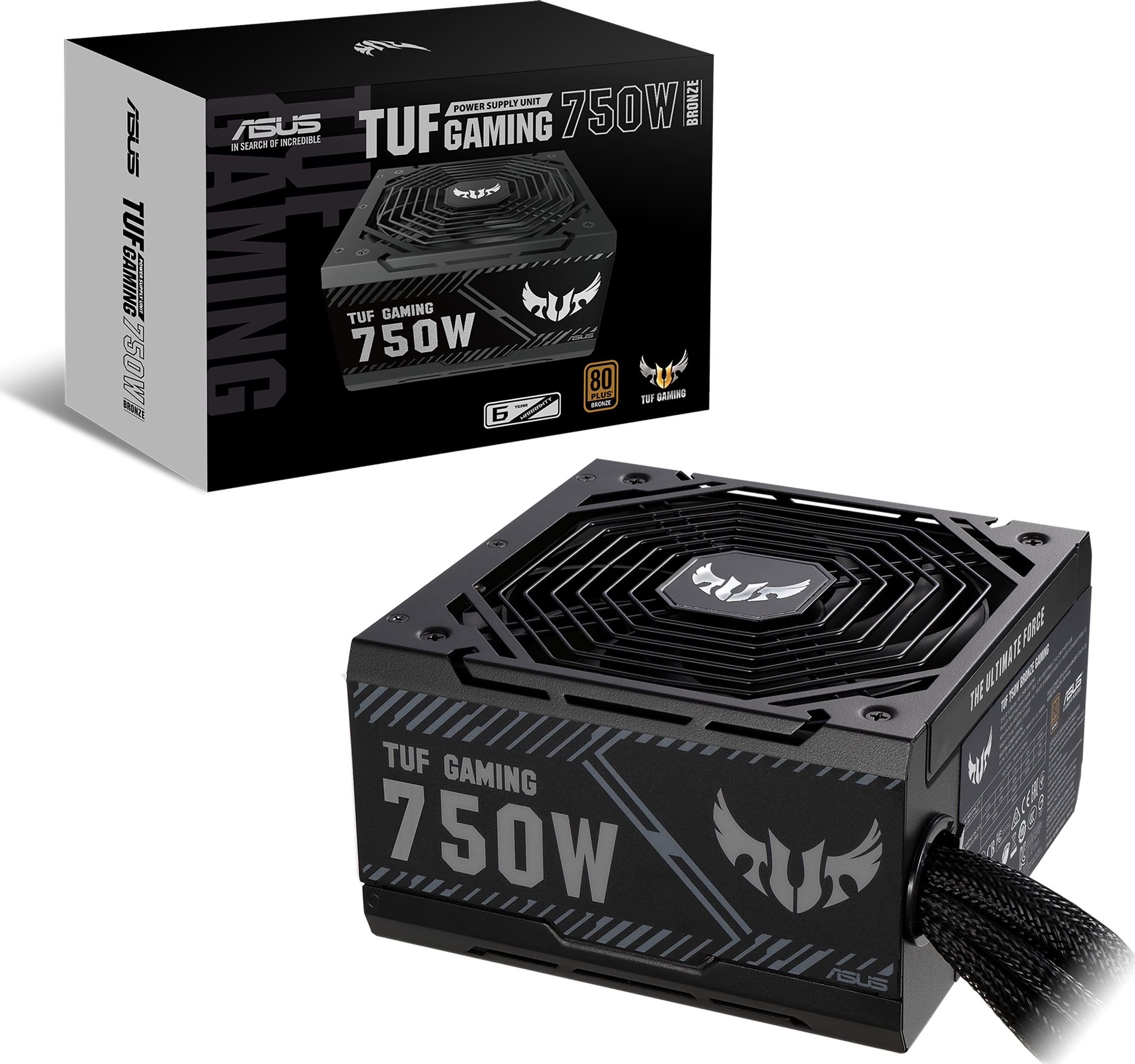 ASUS TUF-GAMING-750B power supply unit 750 W 20+4 pin ATX ATX Black Barošanas bloks, PSU