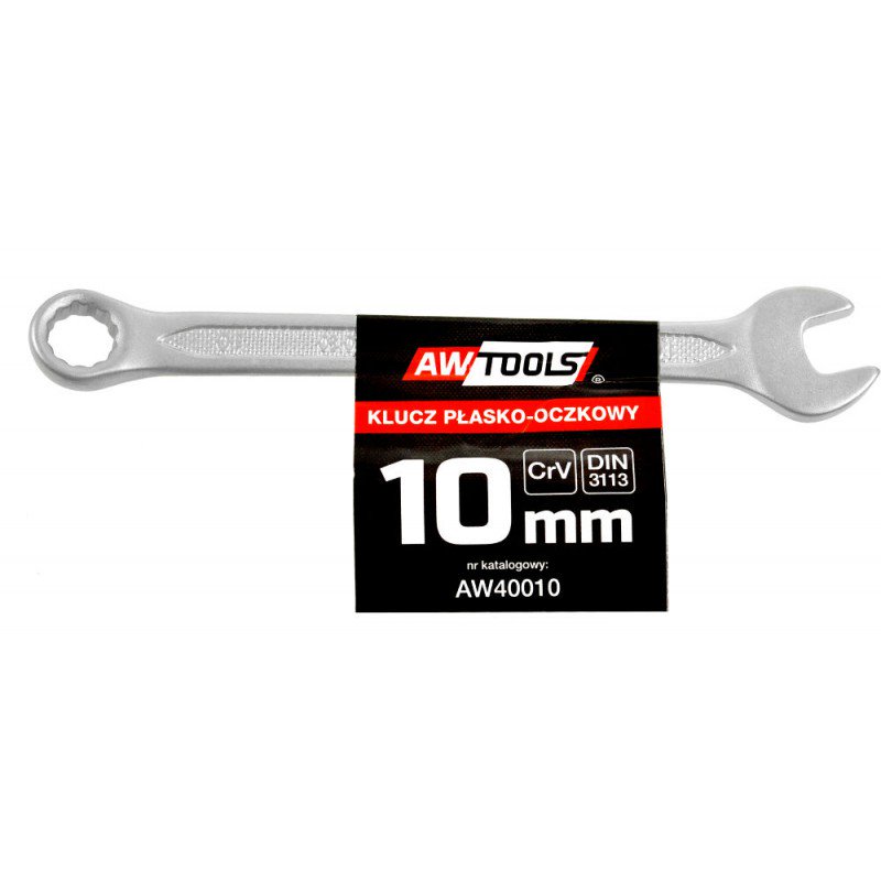 AWTools Klucz plasko-oczkowy 10mm (AW40010) AW40010 (5902198743040)