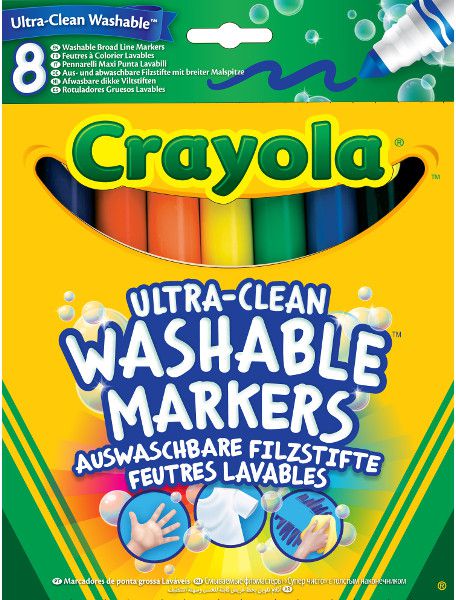 Crayola Felt-tip pens super washable 8 pcs. (58-8328)