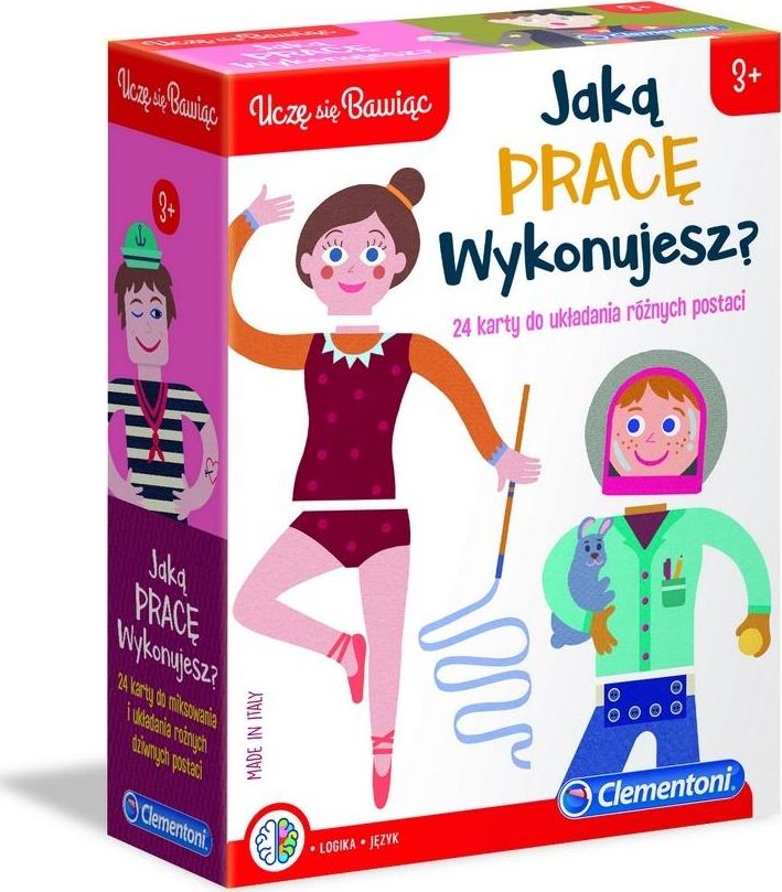 Clementoni Gra Jaka prace wykonujesz? GXP-684183 (8005125500857) galda spēle