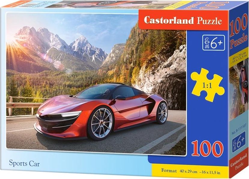 Castorland Puzzle 100 Sports Car puzle, puzzle