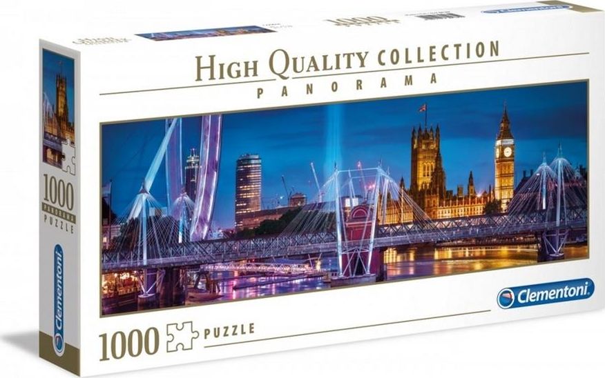 Clementoni Puzzle 1000 elementow Panorama High Quality Collection - Londyn GXP-684339 (8005125394852) puzle, puzzle