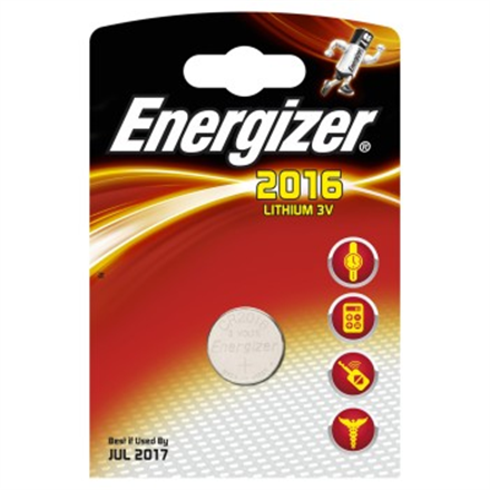 Energizer CR2016, Lithium, 1 pc(s) Baterija