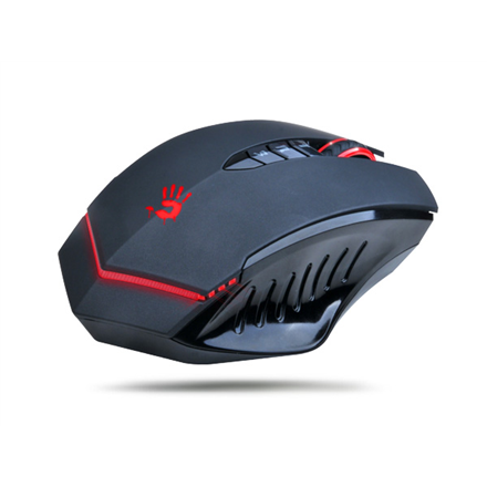 A4Tech V8M wired, Black, Red, Gaming Mouse Datora pele