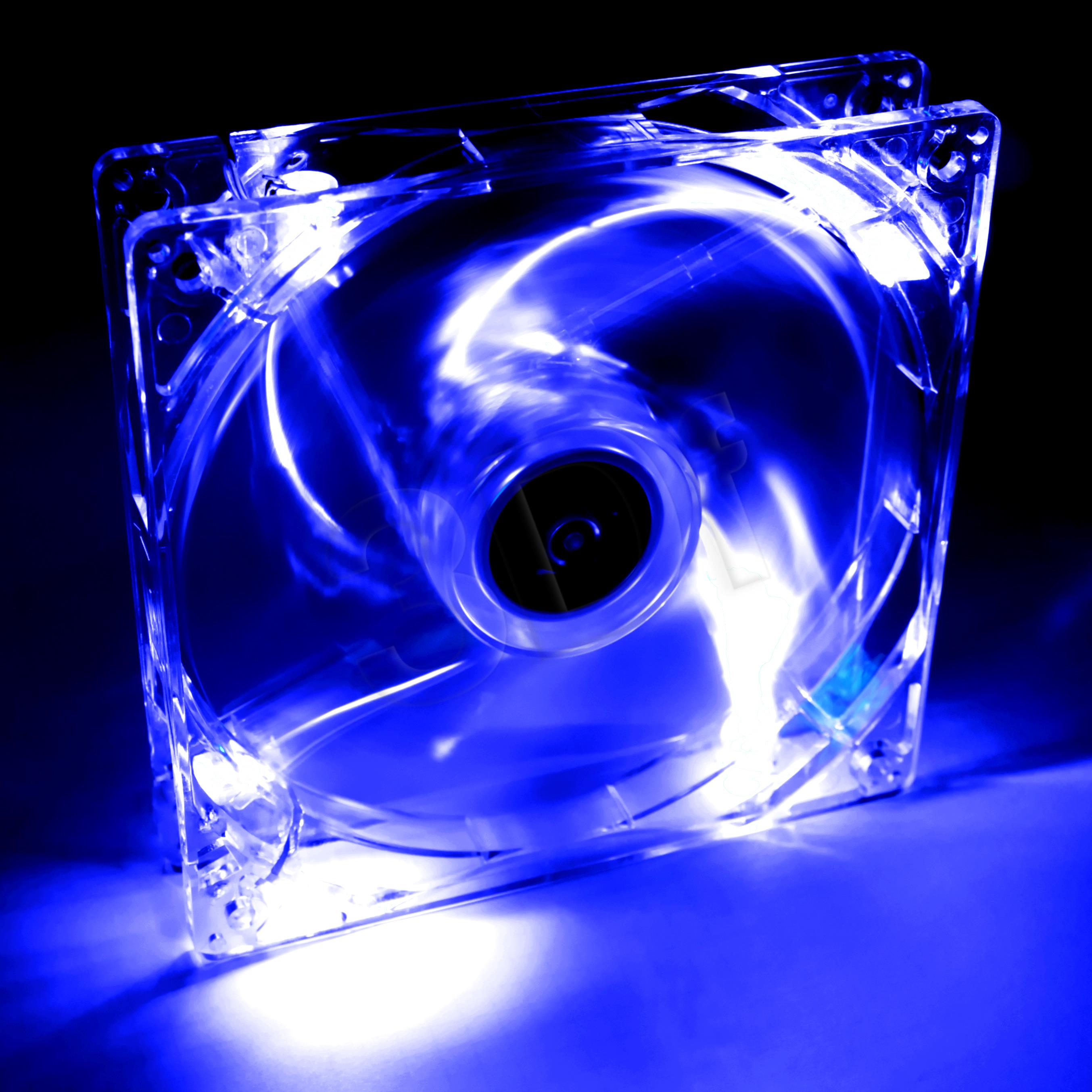 Akyga AW-12A-BL 12cm LED blue ventilators