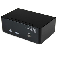 StarTech.com 2 Port DVI USB KVM Switch with Audio and USB 2.0 Hub (SV231DD2DUA) adapteris