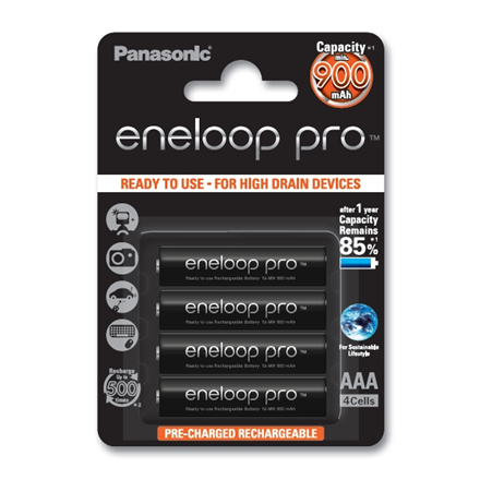 Panasonic Eneloop Pro AAA / R03 900mAh 4 pc(s) Baterija