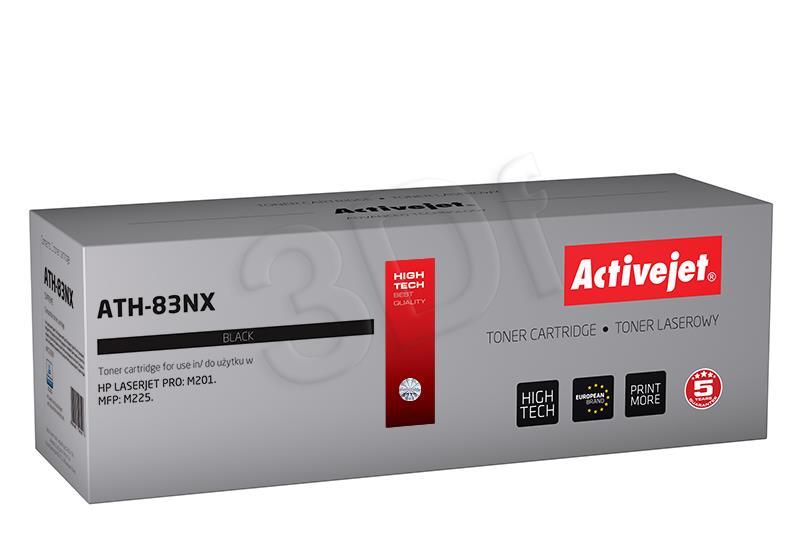 Activejet toner for HP 83X CF283X new ATH-83NX toneris