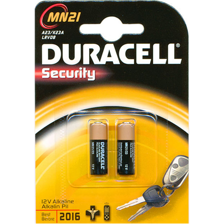 Duracell A23/MN21, Alkaline, 2 pc(s) Baterija