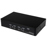 StarTech.com 4 Port DisplayPort USB KVM Switch with Audio - DisplayPort KVM komutators