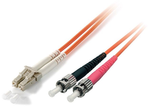 Equip LWL Patchkabel LC->ST  3.00m Singlemode Duplex OS2  ge Polybeutel apgaismes ķermenis