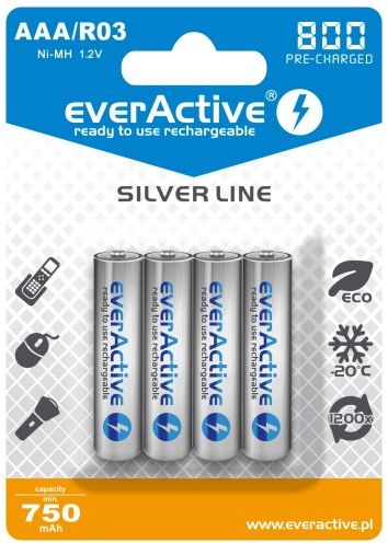 EverActive EVHRL03-800 (800mAh ; Ni-MH LSD) Baterija