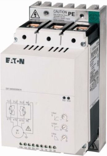 Eaton Softstart 3-fazowy 400VAC 55A 30kW/400V Uc=24V AC/DC DS7-340SX055N0-N (134917) 134917 (4015081317325) auto akumulatoru lādētājs