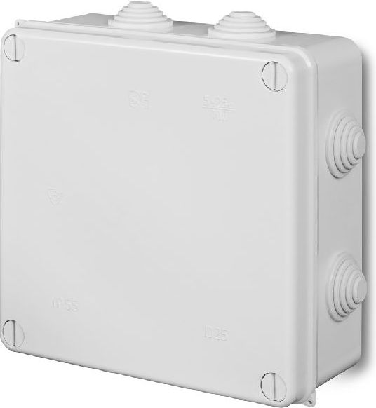 Elektro-Plast Puszka natynkowa hermetyczna pusta 167 x 167 x 75mm IP55 biala (PK-7 0238-01) 0238-01 (5901130484225)