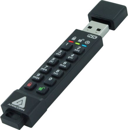 Apricorn Aegis Secure Key 3XN - USB-Flash-Laufwerk - 16 GB 708326914642 USB Flash atmiņa