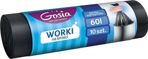 Politan Gosia Worki 60l G A10 Czarne 3585 GOS000191 (5904771001660) atkritumu tvertne