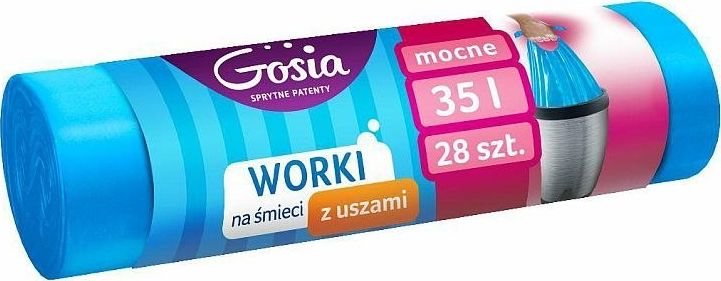 Politan Gosia Worki Na Smieci Uszy 35l A 28 Czarne 6178 GOS000306 (5904771006306) atkritumu tvertne